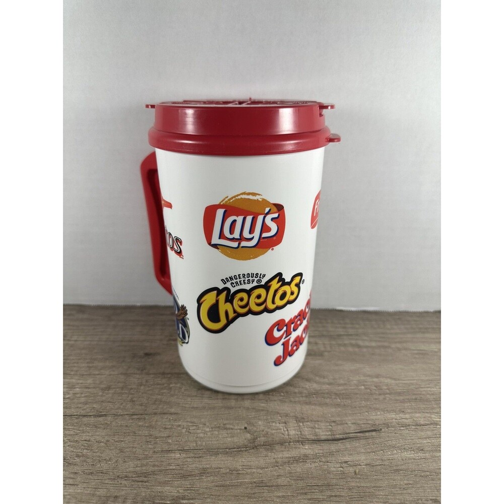 Vintage Whirley Thermo Cold Only Travel Mug Cup Multi Logo With Pepsi T-Shirt